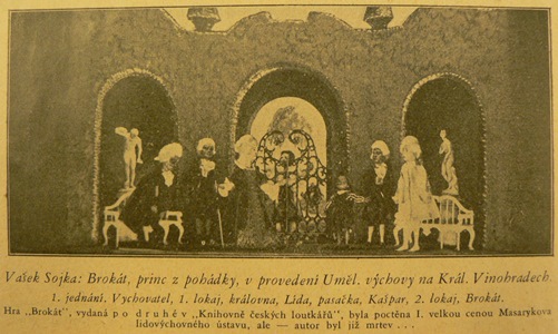 Brokt, princ z pohdky v loutkov podob (asi 1928)