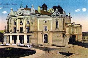 Stadttheater, dnes Divadlo Antonína Dvořáka v Ostravě (19 kb)